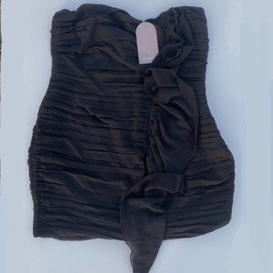 Black Mini Ruffle Dress